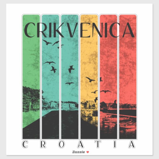 Crikvenica sticker (Vel)