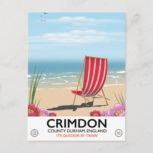 Crimdon, County Durham, Engeland. Briefkaart (Voorkant)