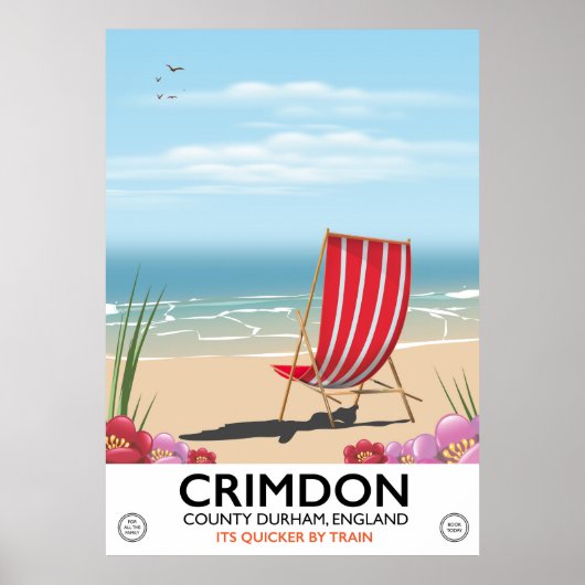 Crimdon, County Durham, Engeland. Poster (Voorkant)