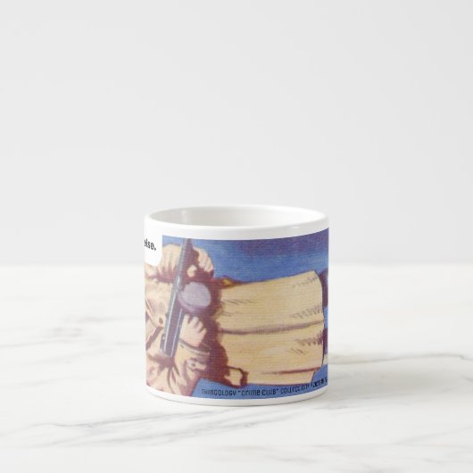 "Crime Club" Espresso Mok (Voorkant)