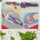 "Crime Club" theedoek (Gevouwen)