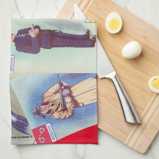  "Crime Club" theedoek (Quarter Fold)