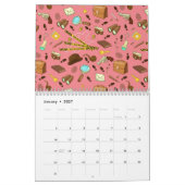 Crime Novel rechercheur Icons Patronen Kalender (Jan 2027)