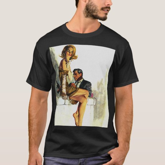 Crime Partners Pulp Magazine Hoesje Art T-shirt (Voorkant)