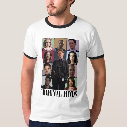 Crime Profiler Team Grafisch T-shirt voor Mannen (Voorkant)