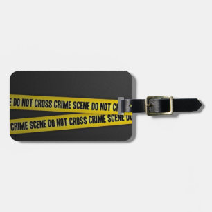 Crime Scene Bagagelabel
