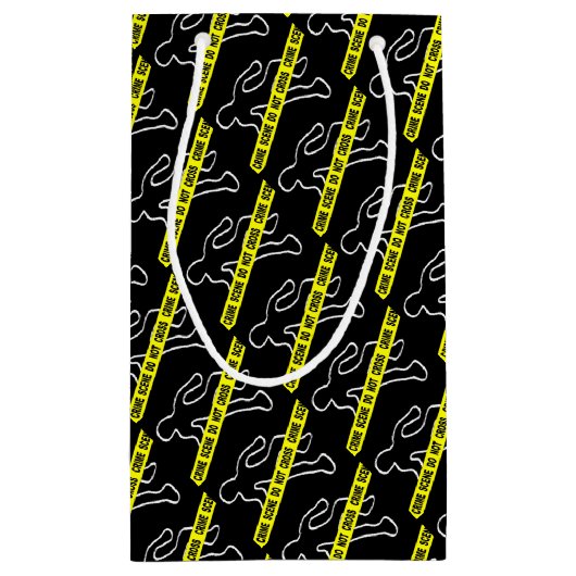 Crime Scene Chalk Mark Klein Cadeauzakje (Achterkant)