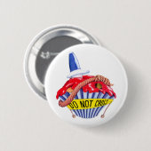 Crime Scene Cupcake Button (Voorkant /achterkant)