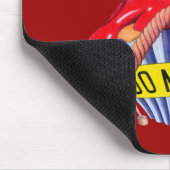 Crime Scene Cupcake Mousepad Muismat (Hoek)