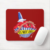 Crime Scene Cupcake Mousepad Muismat (Met muis)