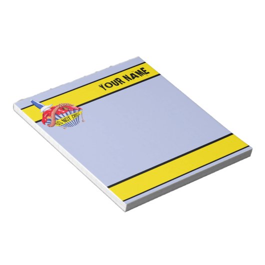 Crime Scene Cupcake Small Notitieblok (Schuin)