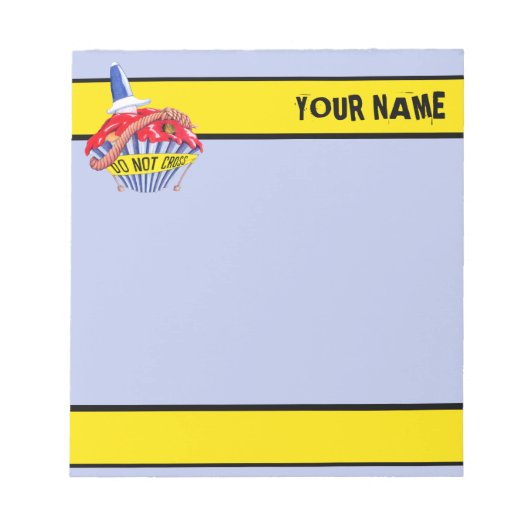 Crime Scene Cupcake Small Notitieblok (Voorkant)