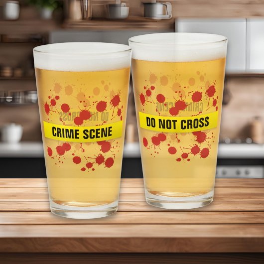 Crime Scene Glas