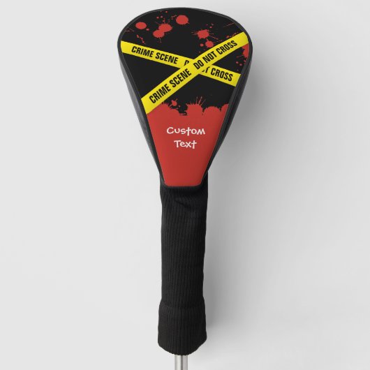 Crime Scene Golfheadcover (Voorkant)