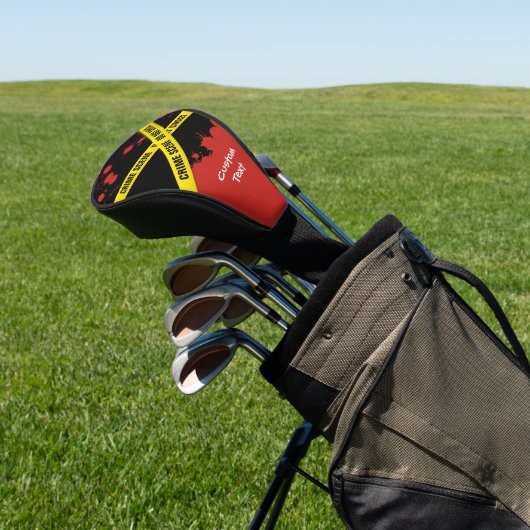 Crime Scene Golfheadcover (Insitu)