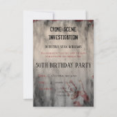Crime Scene Investigation 50th Save the Date (Voorkant)