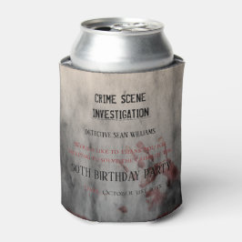 Crime Scene Investigation Birthday Bedankt Blikjeskoeler