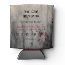 Crime Scene Investigation Birthday Bedankt
