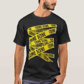 Crime Scene Investigation Tape Forensic Science T-shirt (Voorkant)