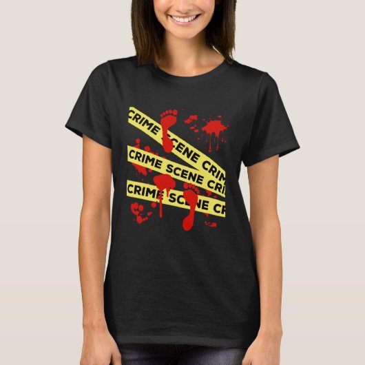 Crime Scene Investigation Tape T-shirt (Voorkant)