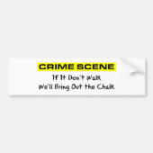 Crime Scene Investigator Bumpersticker (Voorkant)