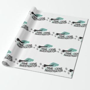Crime Scene Investigator Cadeaupapier