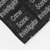 Crime Scene Investigator Extraordinaire Fleece Deken (Hoek)