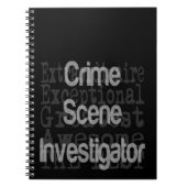 Crime Scene Investigator Extraordinaire Notitieboek (Voorkant)