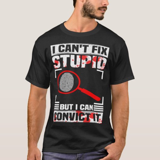 Crime Scene Investigator Forensics & Forensic Scie T-shirt (Voorkant)