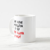 Crime Scene Investigator Koffiemok (Voorkant links)