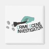 Crime Scene Investigator Magneet (Voorkant)