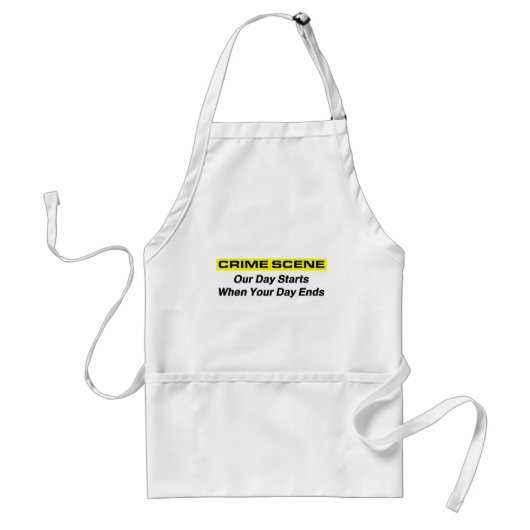 Crime Scene Investigator Standaard Schort (Voorkant)