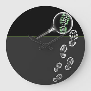 Crime Scene Investigator Wall Clock Grote Klok