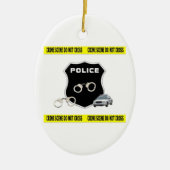 Crime Scene Keramisch Ornament (Voorkant)