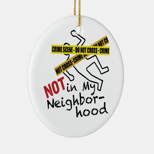 Crime Scene Keramisch Ornament (Rechts)