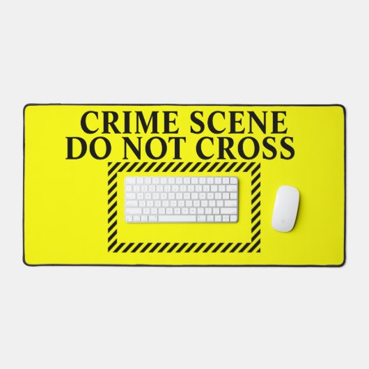 Crime Scene kruist niet Bureaumat (Keyboard & Muis)