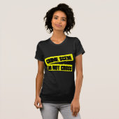 Crime Scene kruist niet T-shirt (Voorkant volledig)