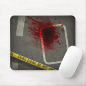 Crime Scene Mousepad Muismat (Met muis)