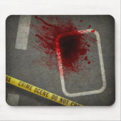 Crime Scene Mousepad Muismat (Voorkant)