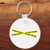 Crime Scene - niet dwars Sleutelhanger (Voorkant)