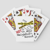 Crime Scene Pokerkaarten (Achterkant)