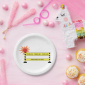 Crime-scène politie papieren bordje (Feest)