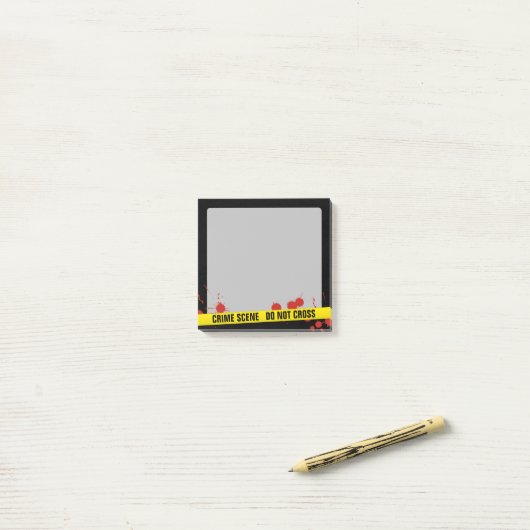 Crime Scene Post-it® Notes (Op bureau)