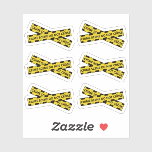 Crime Scene Shows Podcasts Films Herinnering Plann Sticker (Vel)