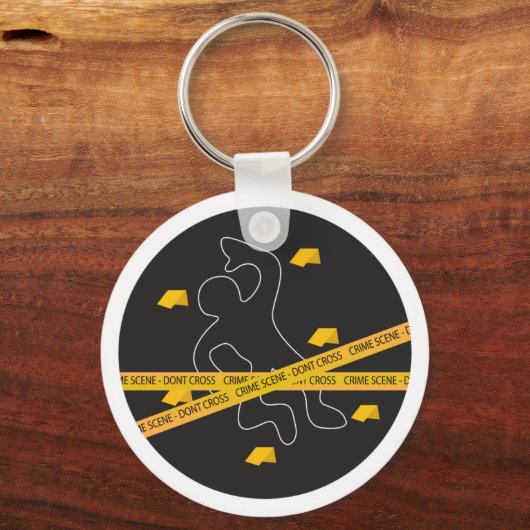 Crime Scene Sleutelhanger (Voorkant)