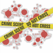 Crime Scene Sticker (Voorkant)