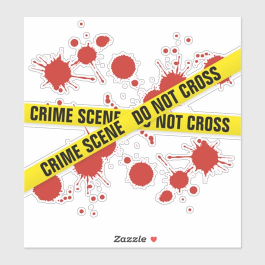 Crime Scene Sticker (Vel)