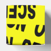 Crime Scene-tape Bedankdoosjes (Bovenkant)