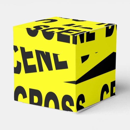 Crime Scene-tape Bedankdoosjes (Achterkant)