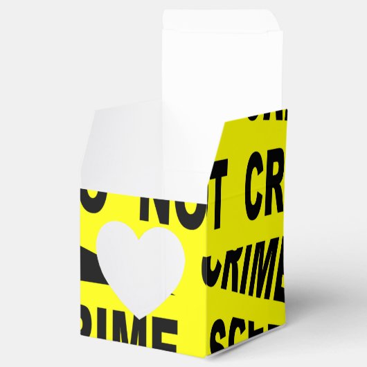 Crime Scene-tape Bedankdoosjes (Geopend)